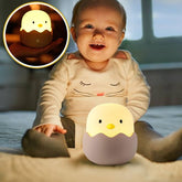 Veilleuse enfant GLOWY en forme d’œuf lumineux, idéale contre la peur du noir